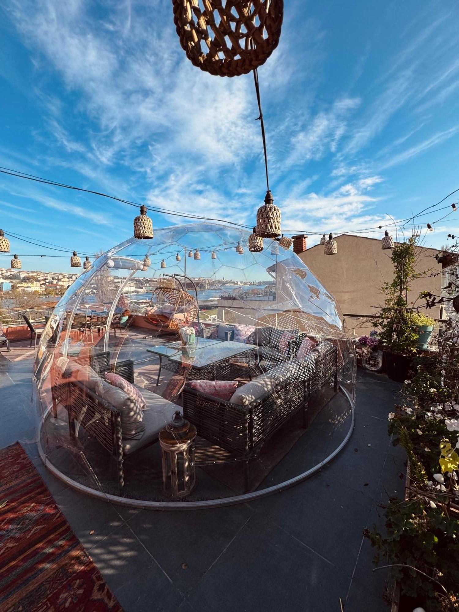 Waterfront Apartment By The Tram - Terrace With Dome & Golden Horn View In Fatih Isztambul Kültér fotó