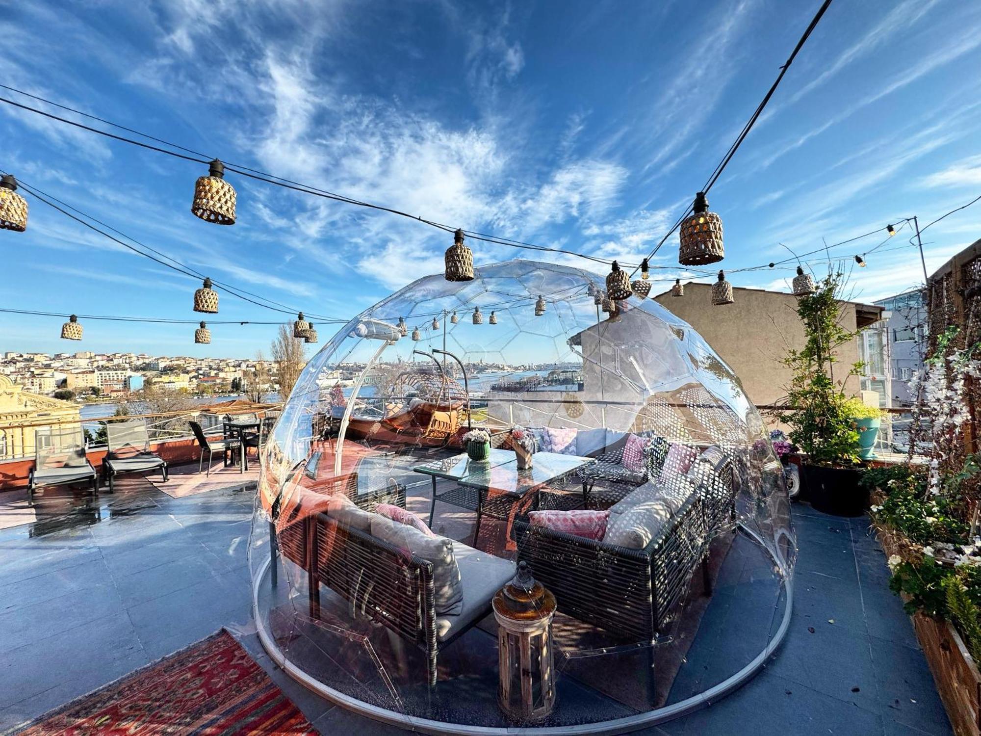 Waterfront Apartment By The Tram - Terrace With Dome & Golden Horn View In Fatih Isztambul Kültér fotó